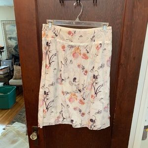 Calvin Klein Flower Patterned Skirt